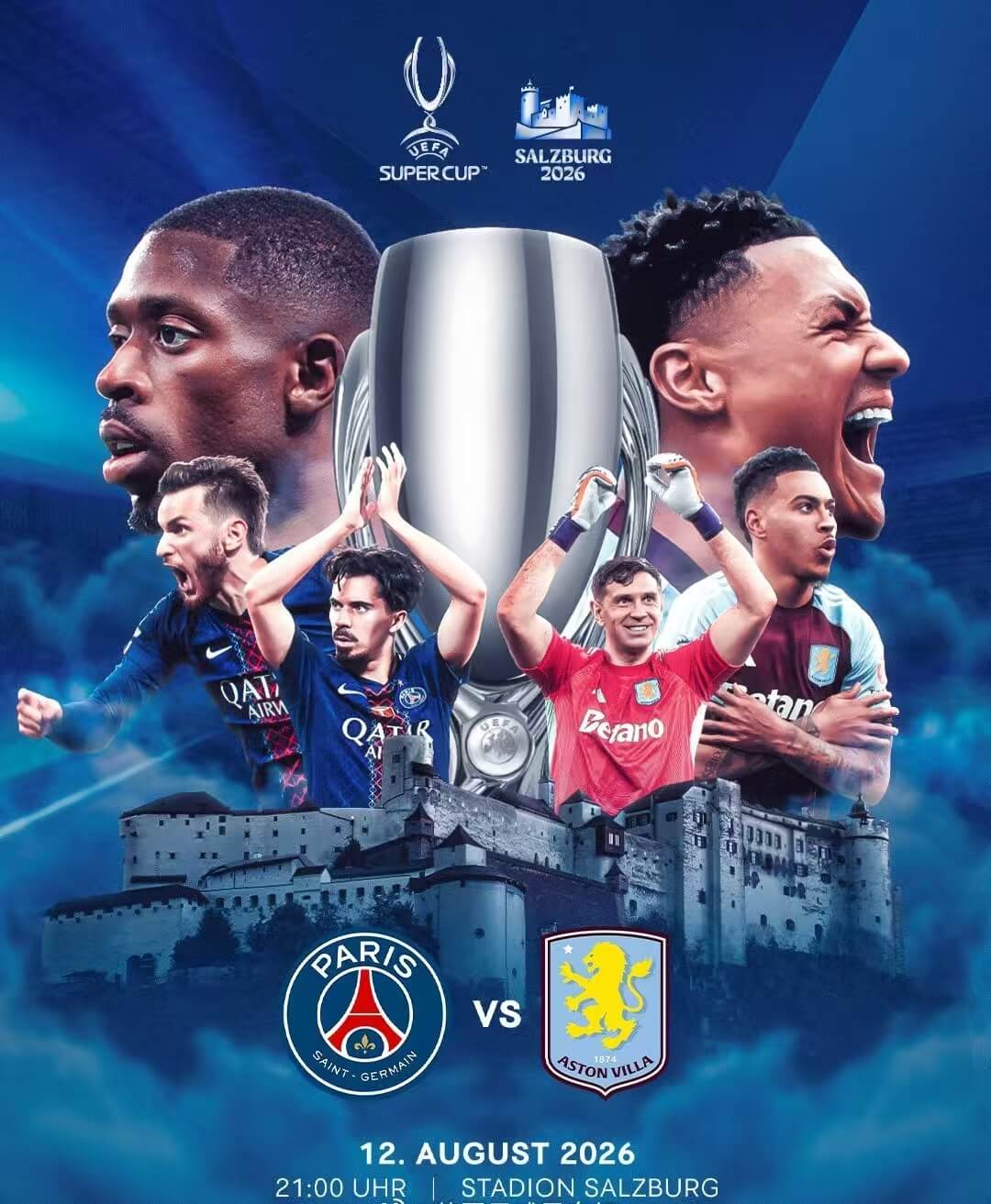 Finale UEFA Superkupa se bliži, ali ozljede su glavna briga. Može li Aston Villa iznenaditi Paris Saint-Germain?